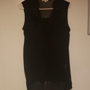 Sheer black top